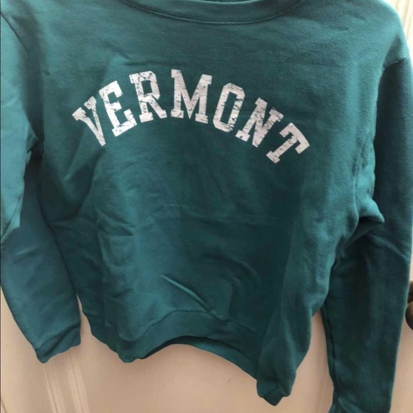 Green crew neck